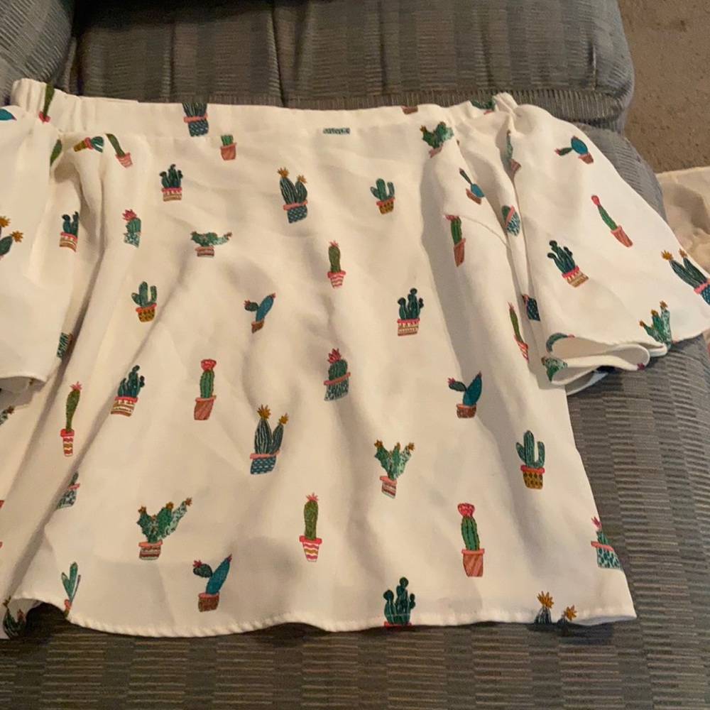 Off the shoulder blouse